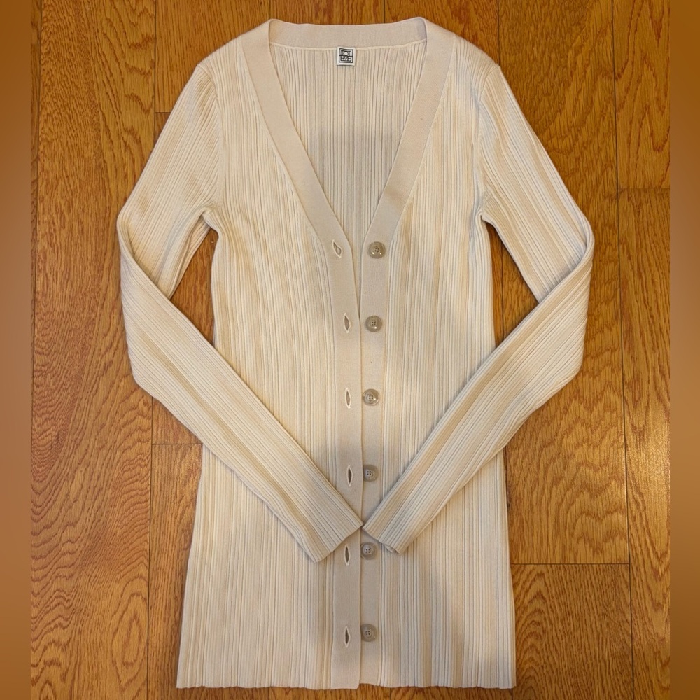 TOTEME Ribbed Cardigan